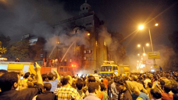 At least 10 people were killed during the overnight clashes in Cairo's Imbaba