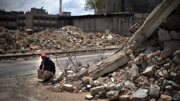 Syrian conflict has caused the country's economy  to suffer an almost 100 per cent decline in foreign trade in 2012 (DIMITAR DILKOFF / AFP)