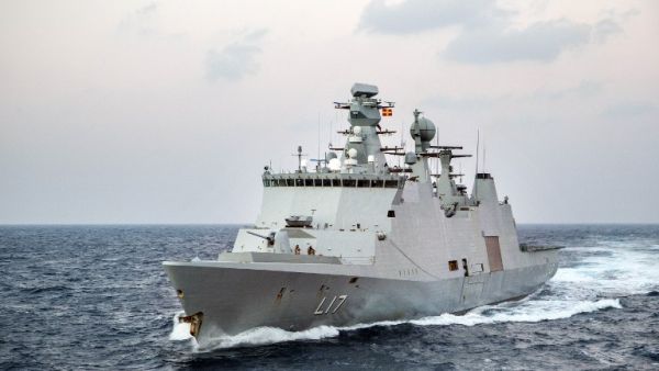 A handout picture taken on January 5, 2014, and released by Norwegian Armed Forces, the Danish support vessel L17 "Esbern Snare" [AFP]