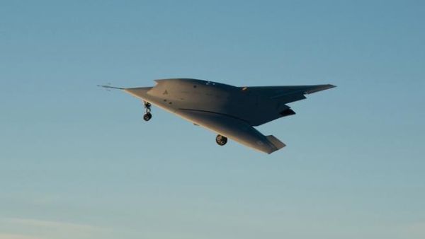 The prototype of a European combat drone, known as "Neuron". (AFP PHOTO / DASSAULT AVIATION / R. MICHELIN)
