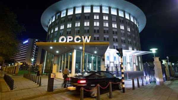 The global chemical watchdog OPCW will receive this year's Nobel Peace Prize for its oversight of the destruction of Syria's chemical weapon arsenal (Peter Dejong/AP)