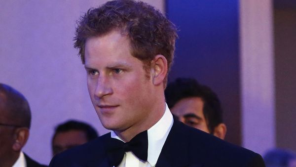 Peace be upon you, good evening, hello! Prince Harry stumbled over his Arabic during a dinner in Dubai. (AFP)