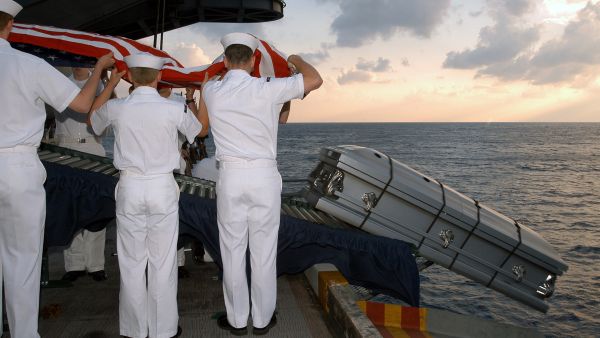 A sea burial at the hand s of Americans would not have sat well with Osama, nor with Islamic protocol for handling the deceased.