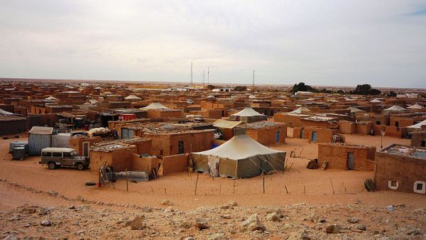 The Green March of 1975 displaced many Sahrawis from Western Sahara into Algerian refugee camps that are now considered some of the oldest and largest refugee camps in the world (Courtesy of Wikimedia)
