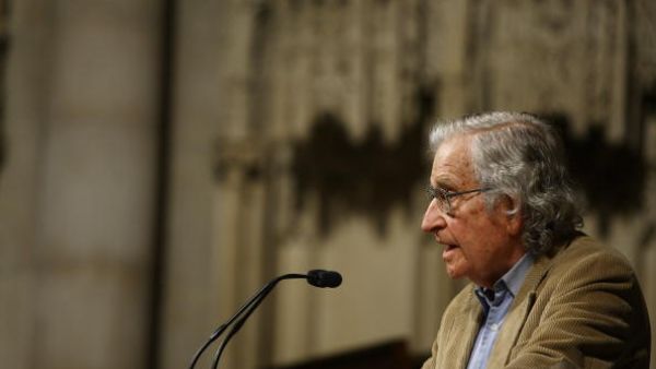 Noam Chomsky is no pushover when it comes to completely lying about what he has said. (Getty Images)