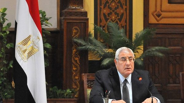 Egyptian interim President Adly Mansour said Wednesday Egypt would not return to a police state. (AFP/File)