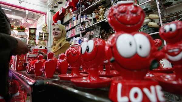 Is the Valentine's Day spirit getting too much for the singles of the Middle East?
