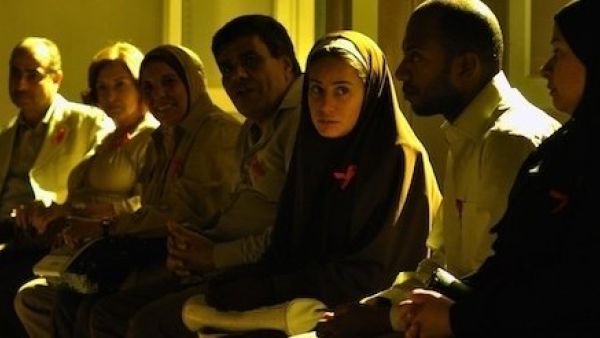 Tunisian actress Hend Sabry in one of the scenes of the film, "Asmaa". (Image courtesy of "elcinema.com")
