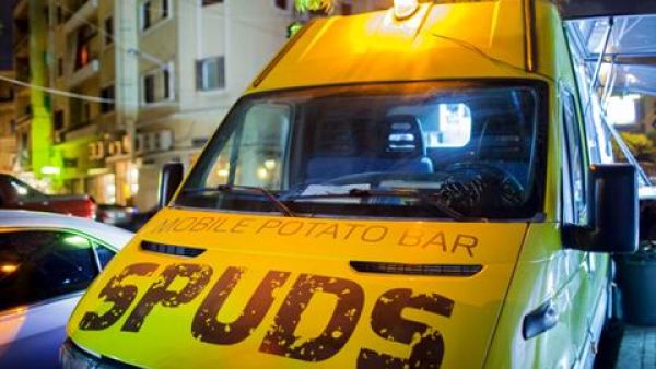 Spuds, the mobile potato bar launched in Beirut for chip aficionados. 