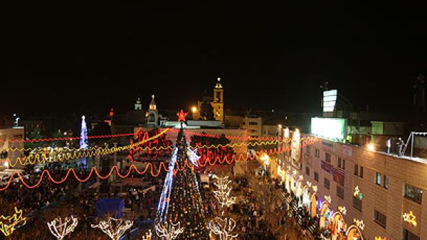 The Christmas lights in Bethlehem. (Getty/File) The Christmas lights in Bethlehem. (Getty/File)