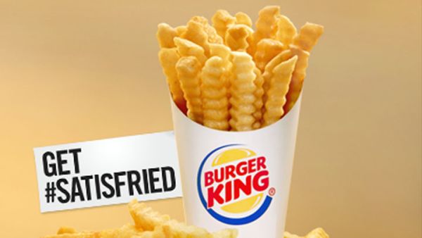 Burger King have launched a new fry with 20 percent fewer calories than their regular french fries. (Image: Facebook)