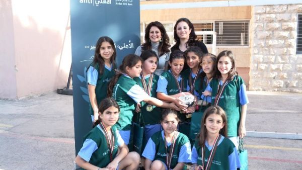 The school's basketball little league team