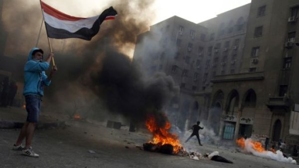 Egyptian authorities have often used tear gas to dispel pro-Morsi protests since the former president's oust in July 2013 (File Archive/AFP)
