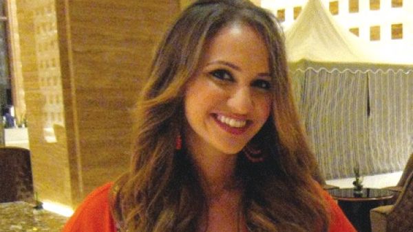TV presenter Dina Butti.
