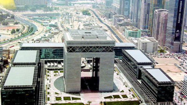 Nearly 80 per cent complete and located in a prime residential area in close proximity to Dubai Mall, Emirates Towers, Burj Khalifa and the Financial Centre metro station, the Central Park tower will comprise 426 apartments (Pictured: Dubai's International Financial Centre).