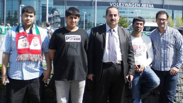 The winners in Wolfsburg, Germany