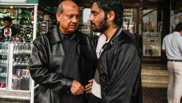 Afzal Haq (left) with his son Adeel, who went missing on New Year’s Eve and was found near Baniyas Metro Station. (Image courtesy of Gulf News)
