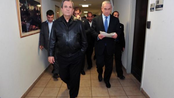 Ehud Barak, Israel's outgoing defense minister.