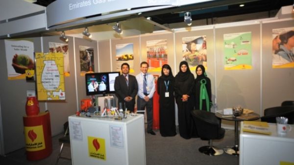 Emirates Gas booth at The Hotel Show Emirates Gas booth at The Hotel Show