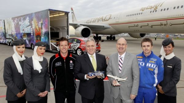 Etihad’s partnership with V8 Supercars will be highlighted through signage and promotions at select V8 Supercar events