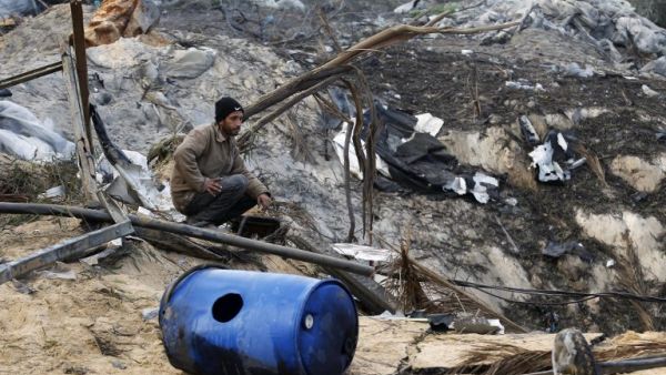 Israeli airstrikes frequently target Gaza. Here, a Palestinian man sits in the rubble of his home following a airstrike on the southern Gaza strip. (AFP/File) Israeli airstrikes frequently target Gaza. Here, a Palestinian man sits in the rubble of his home following a airstrike on the southern Gaza strip. (AFP/File)