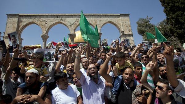 Hamas supporters rally in Jerusalem earlier this year (File Archive/AFP) Hamas supporters rally in Jerusalem earlier this year (File Archive/AFP)