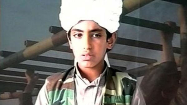 Screen shot of young Hamza Bin Laden thought to have escaped after the May 2 raid.