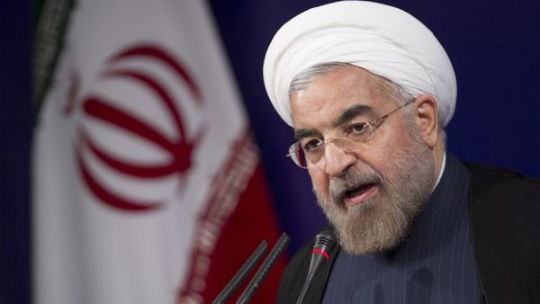 President Rouhani tells the world that Iran will not develop a nuclear weapons program (Courtesy of Raf Sanchez/The Telegraph)