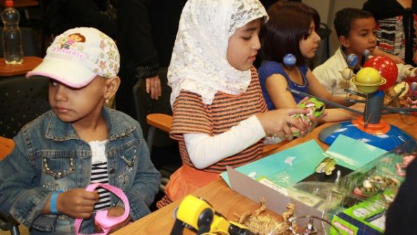 Children at Cairo's Cancer Hospital
