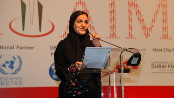 Sheikha Lubna Al Qasimi, UAE Minister of Foreign Trade at the Annual Investment Meeting in Dubai