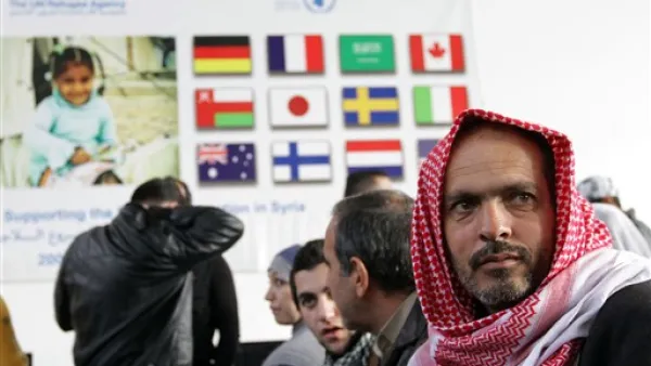 Oshana Khamo is one of hundreds of thousands of Iraqis who have taken refuge in Syria from the violence at home who have been kept waiting for years to be resettled elsewhere to start a new life