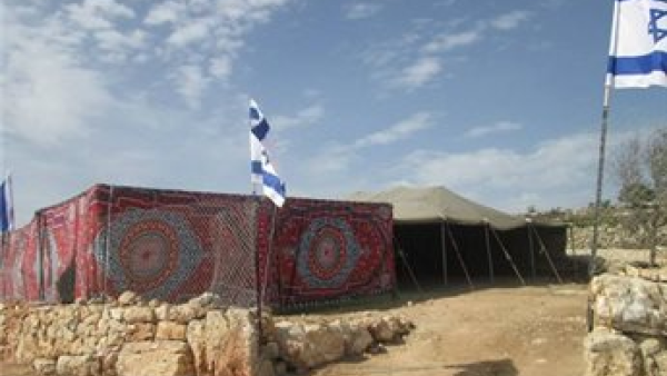 The plot of land in question, near the Gush Etzion settlement bloc. (Image courtesy of Maan News) The plot of land in question, near the Gush Etzion settlement bloc. (Image courtesy of Maan News)