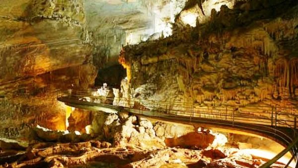Jeita Grotto, Lebanon's cave attraction, is a contender for the new list of 7 Wonders of the World, together with Jordan's Dead Sea.