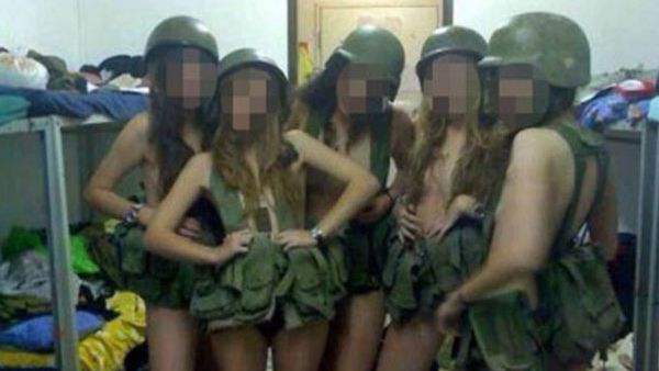 The Israeli female soldiers were disciplined by their commanding officers following the release of the images, according to Israeli officials. 