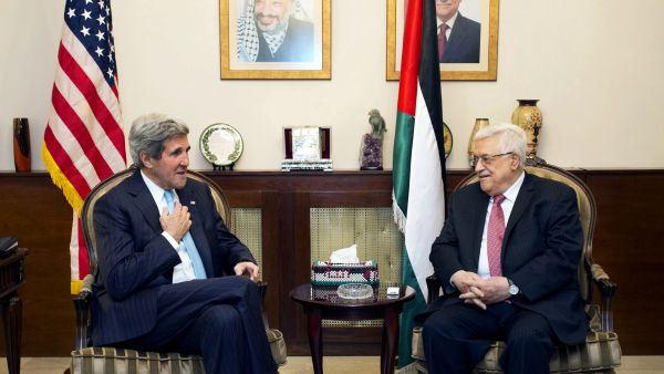 Abbas recently met with Kerry last week to discuss the ongoing Israeli-Palestinian peace talks (File Archive/AFP) Abbas recently met with Kerry last week to discuss the ongoing Israeli-Palestinian peace talks (File Archive/AFP)