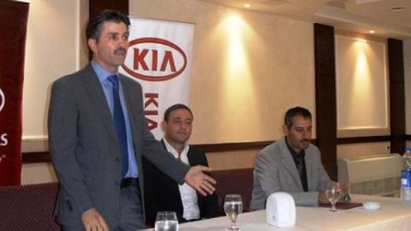Kia Jordan’s Marketing Manager Mohammad Omar and the tournament’s General Supervisor Shamel Daghestani during the press conference Kia Jordan’s Marketing Manager Mohammad Omar and the tournament’s General Supervisor Shamel Daghestani during the press conference