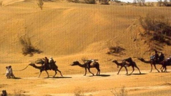 The sand dunes of Kuwait