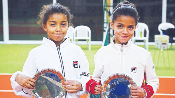 Pictured: Marley and Lea Manga, aged 13 and 10, respectively. (Photo Credit: Gulf Business)