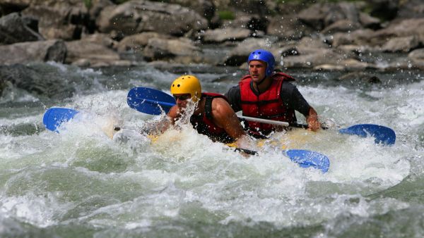 River-rafting on the Orontes ('Assi') river that passes through Lebanon, as well as Syria, is picking up popularity as well as
reaping benefits for the local Hermel community.
