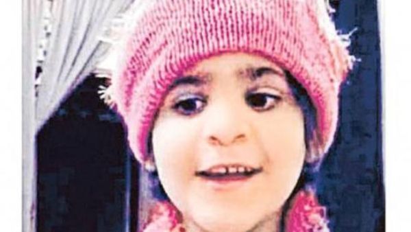 Luma, the five year-old girl who was tortured to death by her father Fayhan Al Gamdi. (Image courtesy of Gulf News)