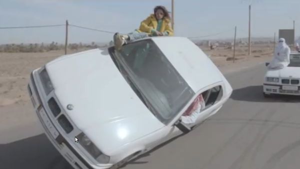 A Still from M.I.A.'s "Bad Girls" Video.