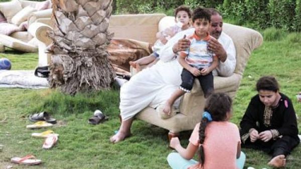 Omar Yousuf and his family. (Image courtesy of Gulf News)