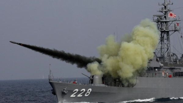 Missiles, this time off the coast of Japan