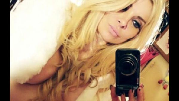 The revealing pic that caused a FB madness for the starlet. (Image: Facebook)