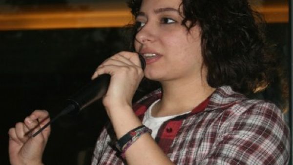Razan Ghazzawi could be serve three to fifteen years for each charge. (Image courtesy of "972mag.com")