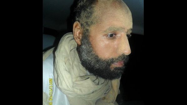 Saif al-Islam in recent pictures taken in captivity in 'Zintan', to the north of Libya. 