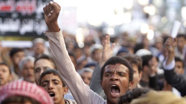 Houthi fighters seized control of Amran in February. (AFP/File)