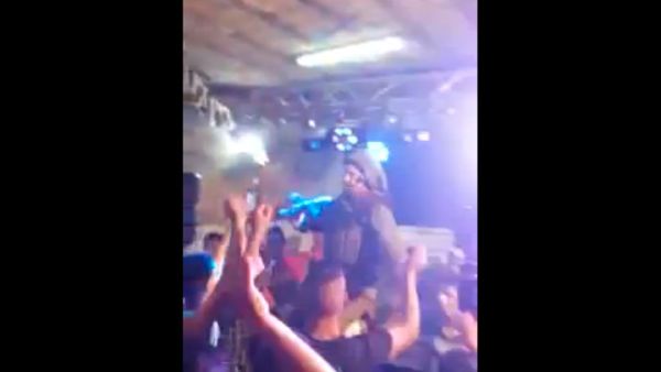 Israeli soldiers on patrol dance at a Palestinian couple's wedding. (Image: Snapshot)