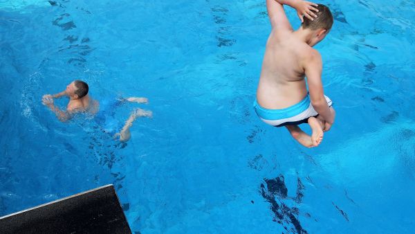 The pool contained stray floating sperm, claims Polish mother. Experts including the hotel officials pool-side, say that the temperature at which the pool is heated would not allow
 the survival of sperm, not to mention if it survived the chlorine treating the water.
