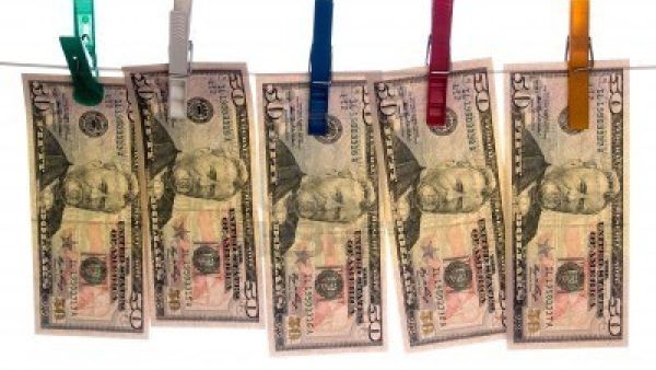 That dollar bill will have to dry out later.